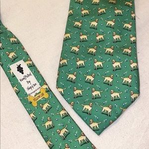 Vineyard Vines Dog Pattern Necktie